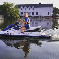 Blue Jet Ski.  We have two skis. You are choosing the date, 1 or 2 hours and leave time for only ONE jet ski. If you need a second ski you will need to add the Red Jet Ski to your cart. Please do not adjust the quantity button.